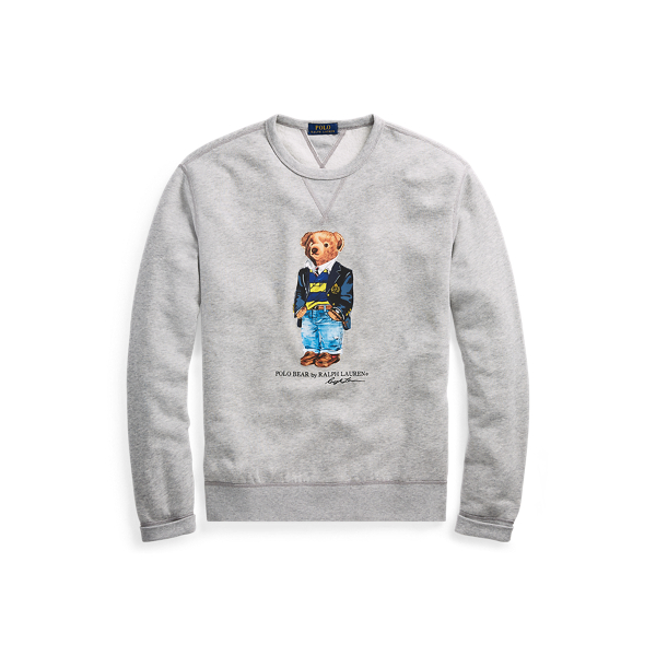 Polo ralph lauren men's preppy bear fleece sweatshirt online