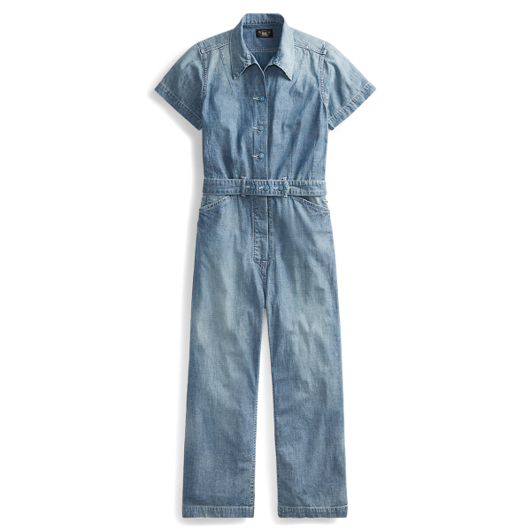 Combinaison en chambray indigo RRL en 1