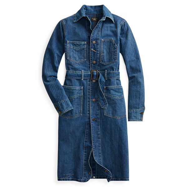 Fischgrat-Kr&auml;merjacke aus Twill RRL in 1