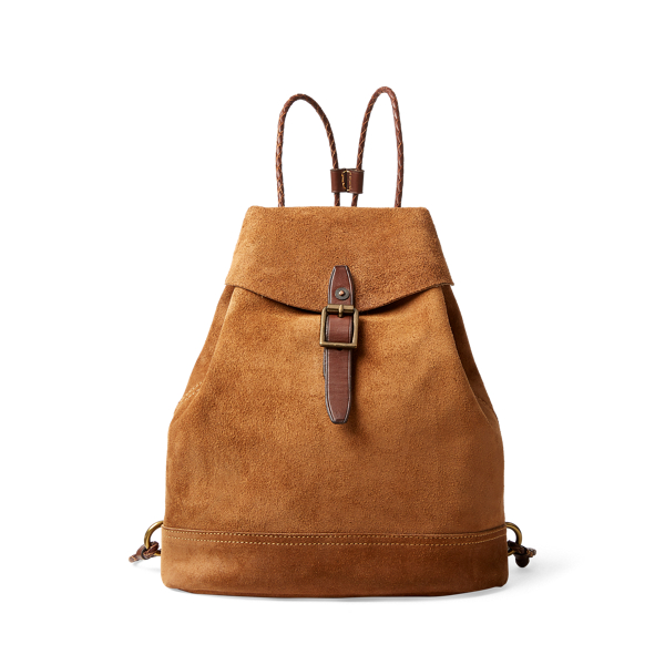 Roughout Leather Backpack RRL 1