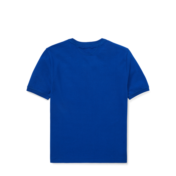 Sapphire Star Cotton Mesh Henley Shirt Boys 8-20 2