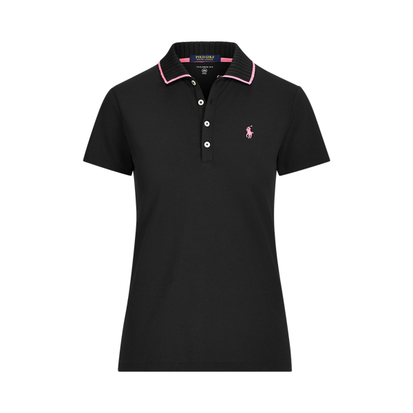 Black Tailored Fit Golf Polo Shirt Ralph Lauren Golf 1