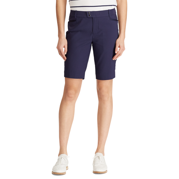 Refined Navy Stretch Satin Golf Short RLX 5