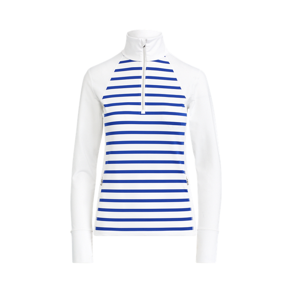 Striped Golf Half-Zip Pullover RLX 1