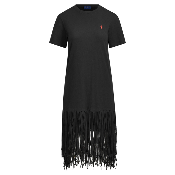 Polo ralph lauren fringe cotton shirtdress on sale