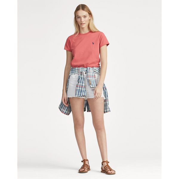 Nantucket Red Cotton Crewneck Tee Polo Ralph Lauren 3