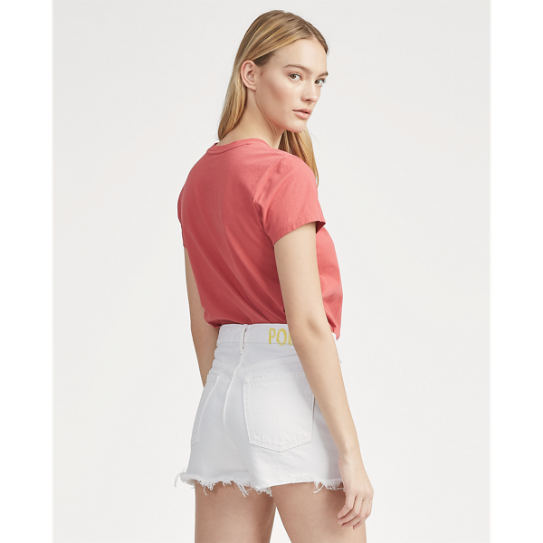 Nantucket Red Cotton Crewneck Tee Polo Ralph Lauren 4