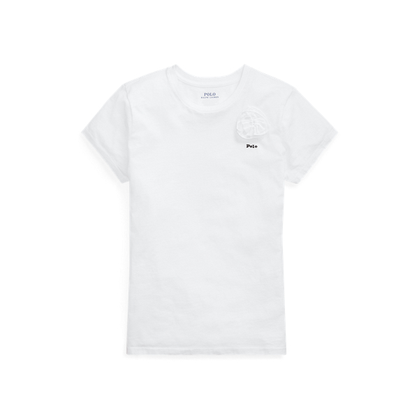 Corsage Cotton Tee Polo Ralph Lauren 1