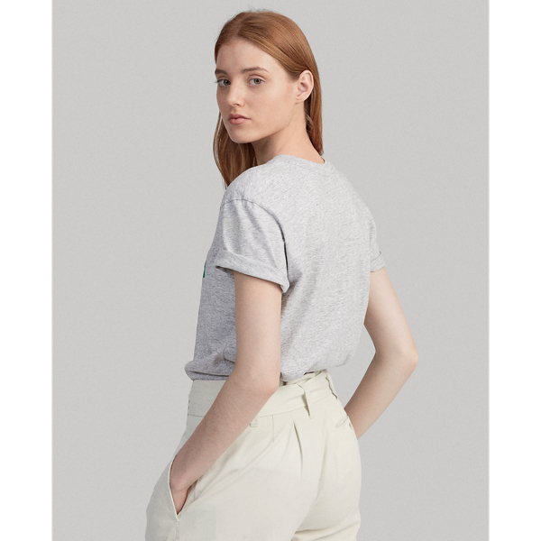 Cobblestone Heather Big Fit Polo Cotton Tee Polo Ralph Lauren 5