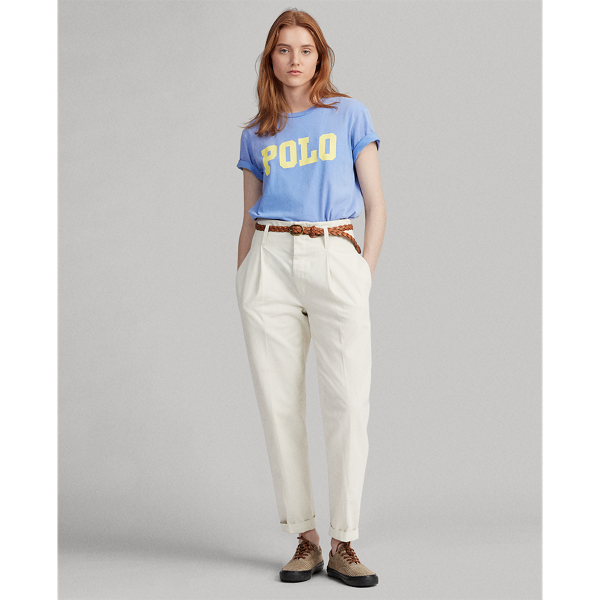 Lake Blue Big Fit Polo Cotton Tee Polo Ralph Lauren 4