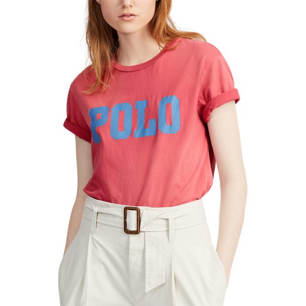 Nantucket Red Big Fit Polo Cotton Tee Polo Ralph Lauren 5