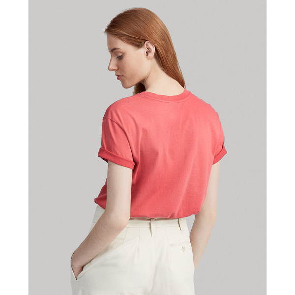 Nantucket Red Big Fit Polo Cotton Tee Polo Ralph Lauren 6
