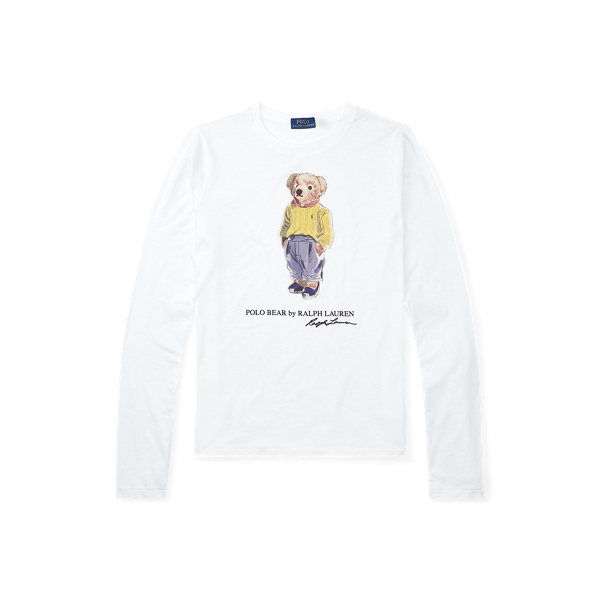 Polo Bear Striped Cotton Tee