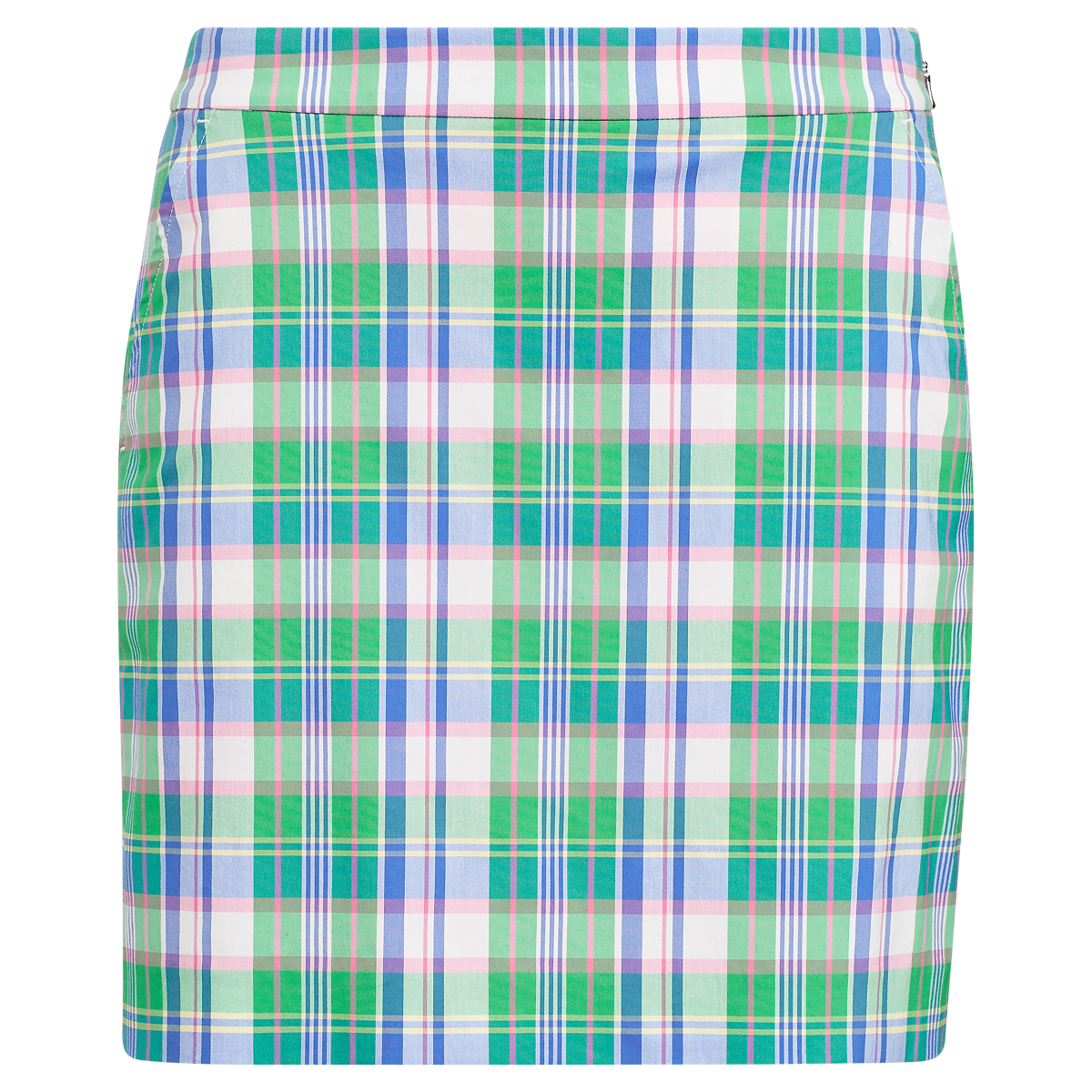 Plaid Pleated Golf Skort