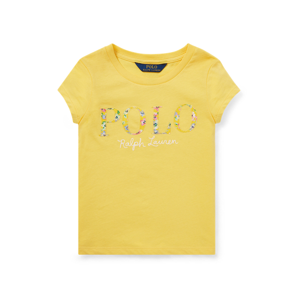 Maglietta Polo in jersey a fiori Girls 1.5-6.5 Years in 1