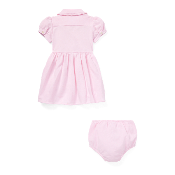 Knit Mesh Oxford Dress & Bloomer
