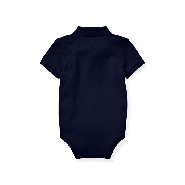 Soft Cotton Polo Bodysuit Ralph Lauren