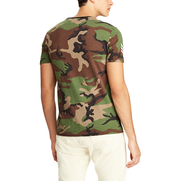 Surplus Camo Custom Slim Fit Camo T-Shirt Polo Ralph Lauren 6