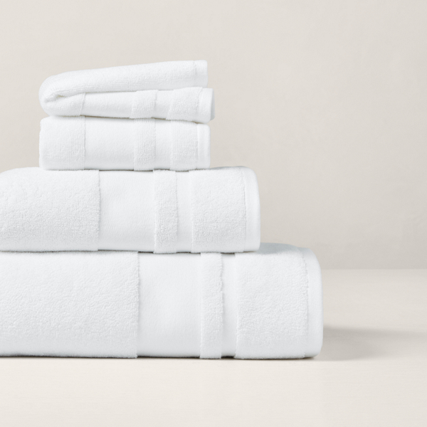 Solid Paper White Wilton Towels & Mat Ralph Lauren Home 3