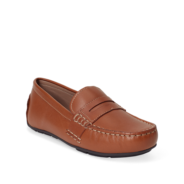 Telly Leather Penny Loafer for Boys Ralph Lauren PA