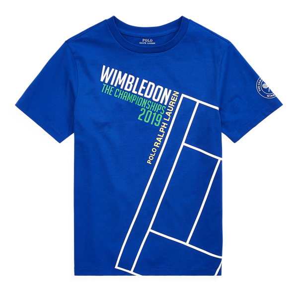 Wimbledon Cotton Graphic Tee Boys 6-14 Years 1