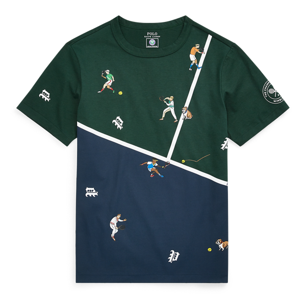 Wimbledon Cotton Graphic Tee Boys 6-14 Years 1