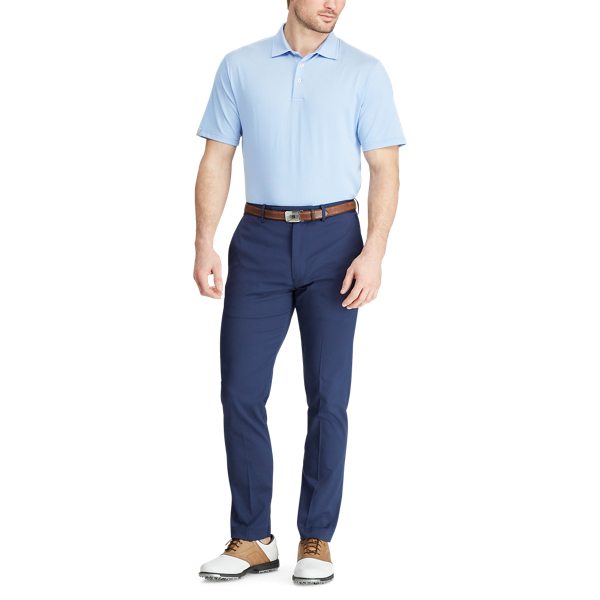 Cabana Blue/White Classic Fit Tech Piqu&eacute; Polo RLX 4