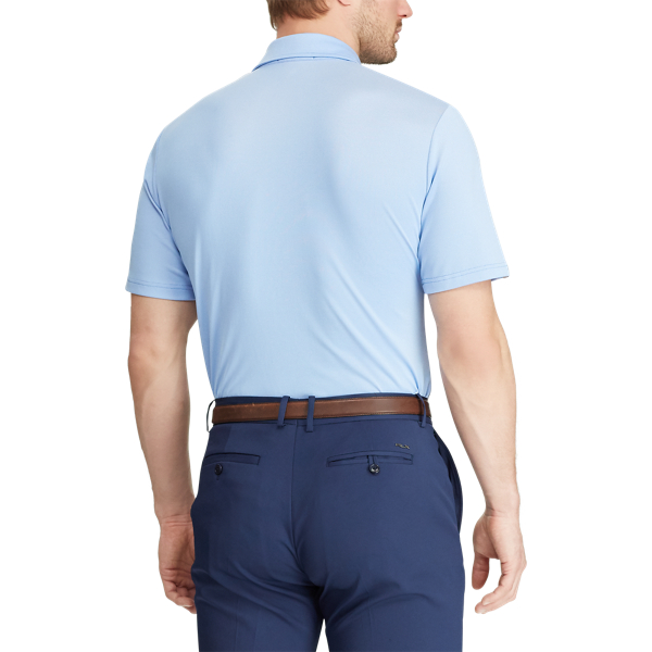 Cabana Blue/White Classic Fit Tech Piqu&eacute; Polo RLX 6
