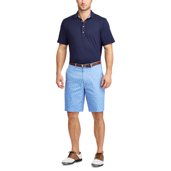 Biltmore Buds Print Classic Fit Golf Short Polo Golf 2