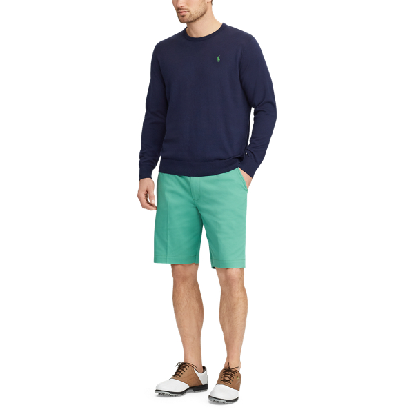Refined Navy Cotton Crewneck Golf Jumper Polo Golf 3