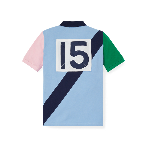 Collin Blue Cotton Mesh Polo Shirt Boys 8-20 2
