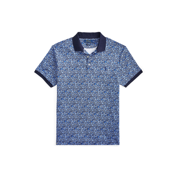 Slim Fit Floral Interlock Polo Polo Ralph Lauren 1