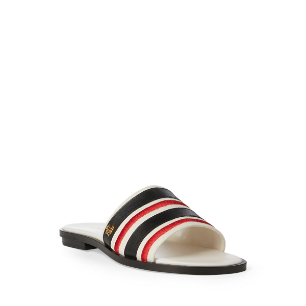 Artist Cream/Black/Rl2000 Natania Sandal Lauren 3