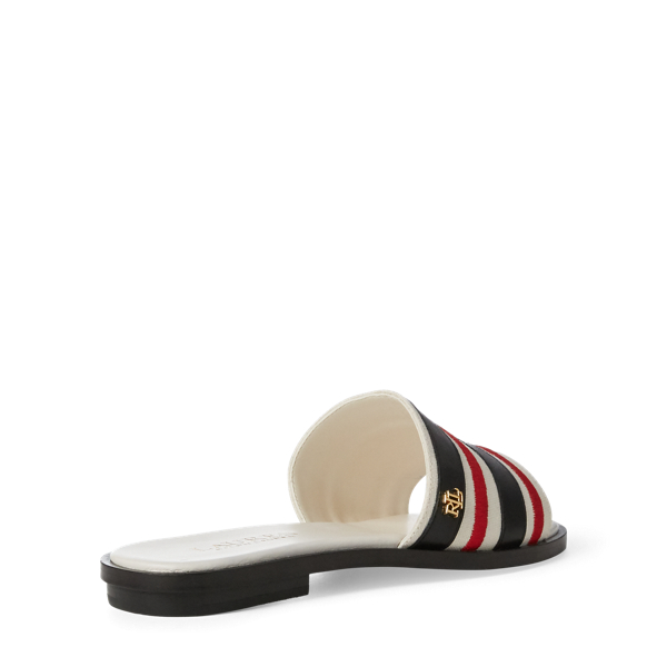 Artist Cream/Black/Rl2000 Natania Sandal Lauren 4