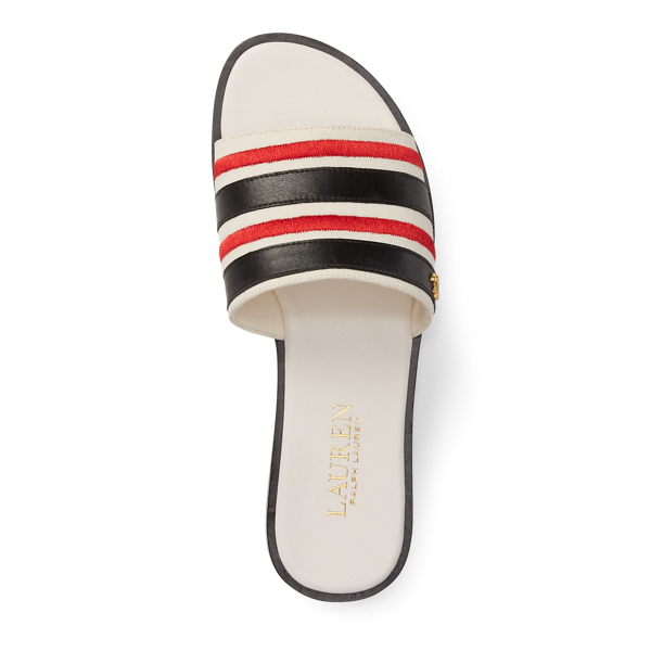Artist Cream/Black/Rl2000 Natania Sandal Lauren 5