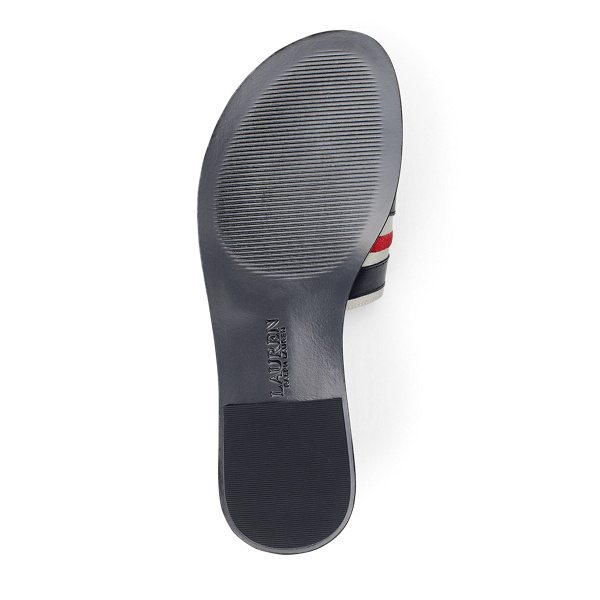 Artist Cream/Black/Rl2000 Natania Sandal Lauren 6