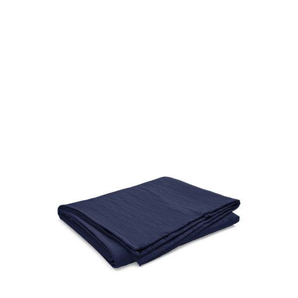 Navy Spencer Matelass&eacute; Coverlet Lauren Home 1