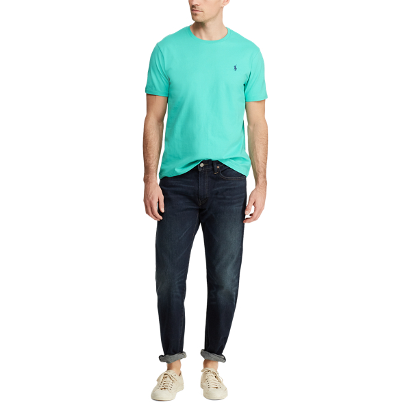 Sunset Green Custom Slim Fit Jersey Crewneck T-Shirt Polo Ralph Lauren 3