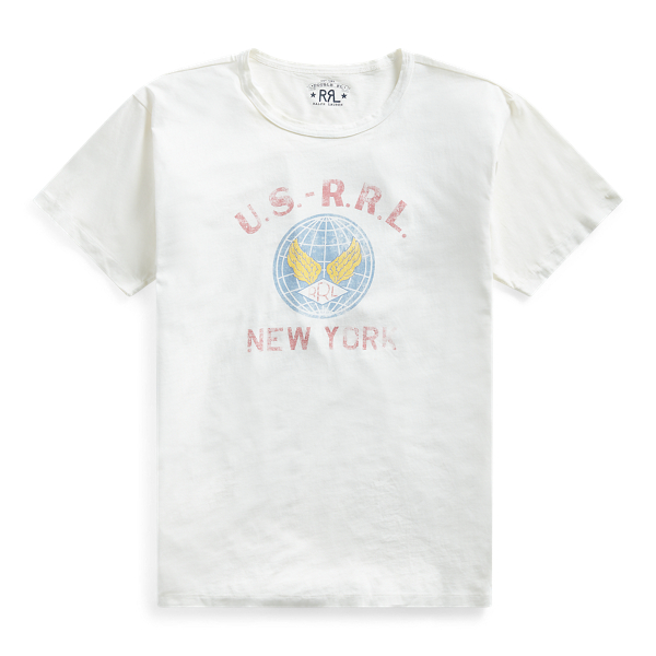 Cotton Jersey Graphic T-Shirt RRL in 1