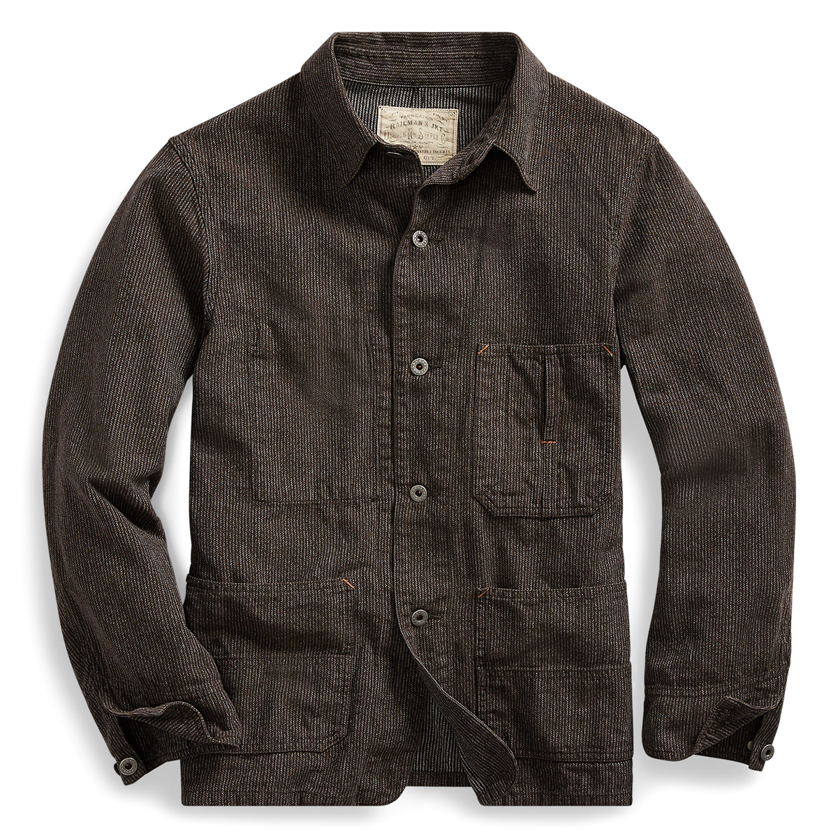 Cotton-Linen Twill Work Jacket