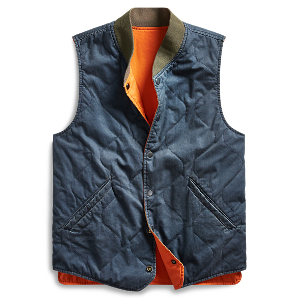 Reversible Cotton Twill Vest RRL em 1