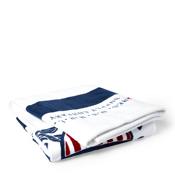 Cotton Terry Beach Towel RRL in 1