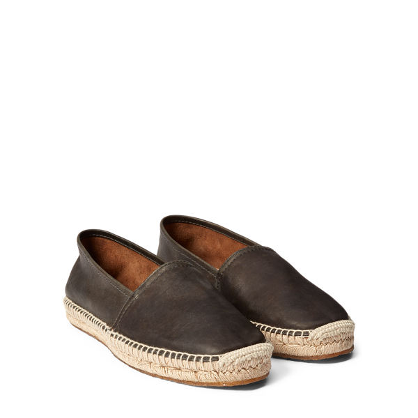 Leather Espadrille