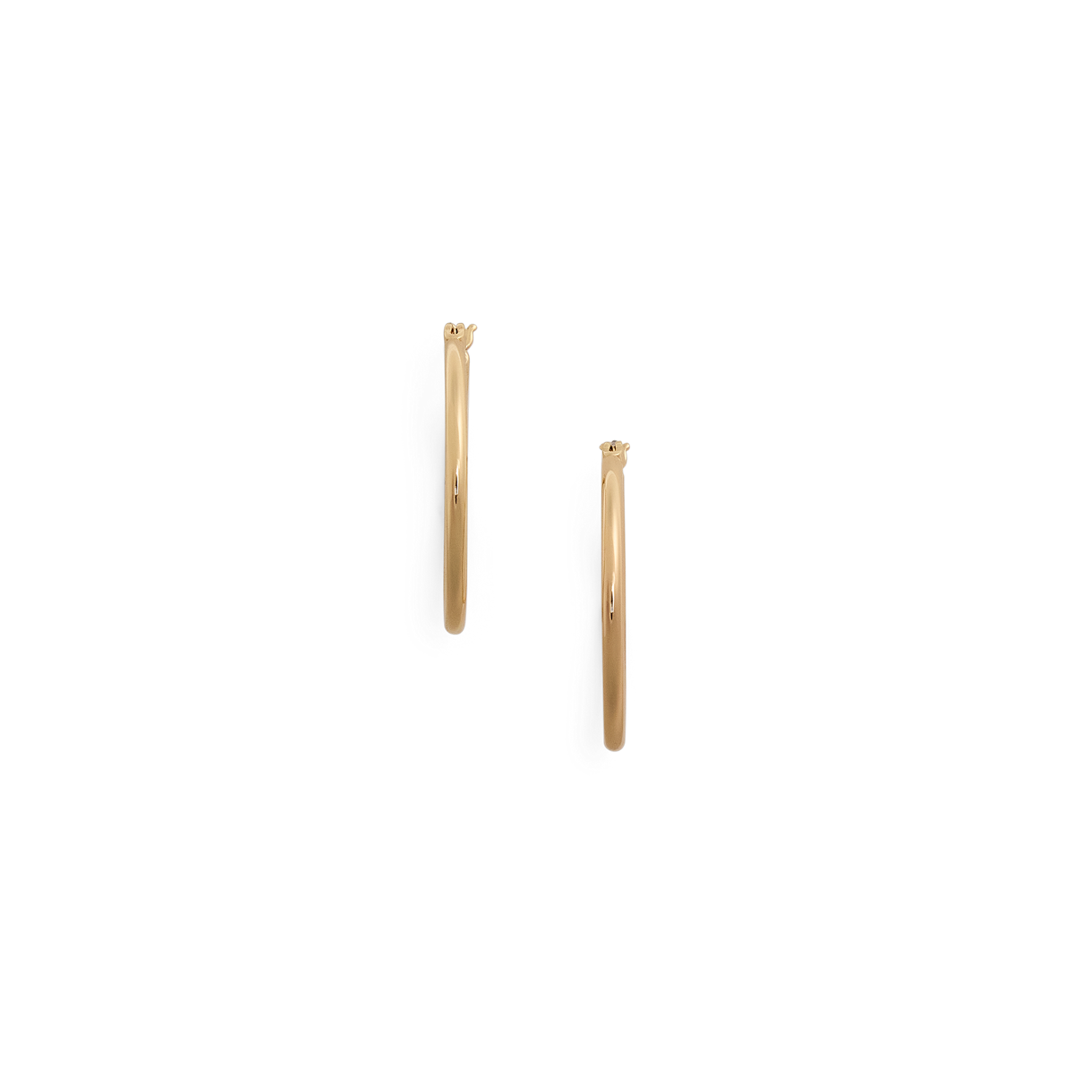 Gold-Tone Hoop Earrings