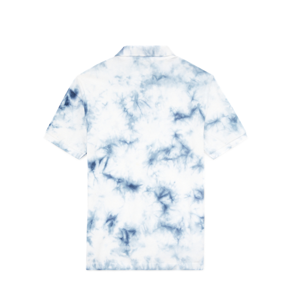 Washed Indigo Tie-Dye Cotton Mesh Polo Boys 8-20 2
