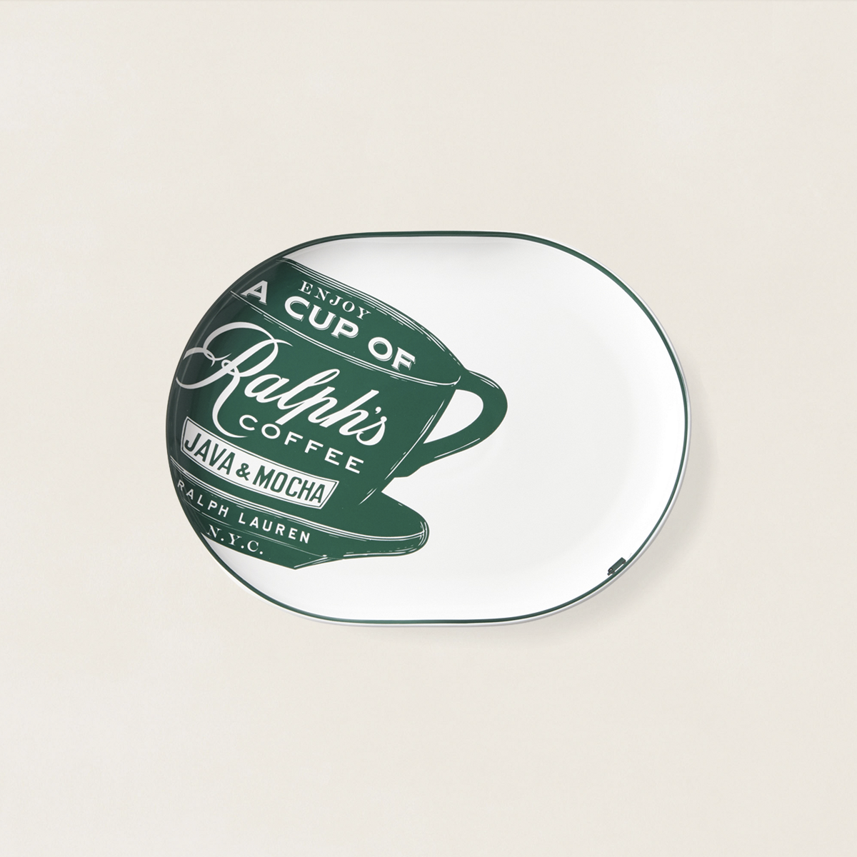 Ralph’s Coffee Oval Platter