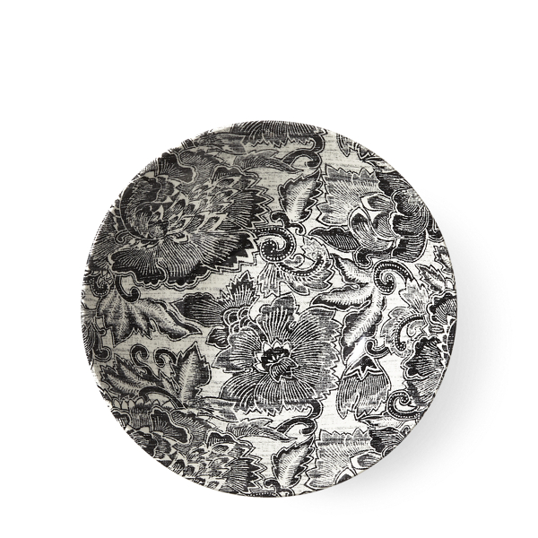 Black Faded Peony Cereal Bowl Ralph Lauren Home 2