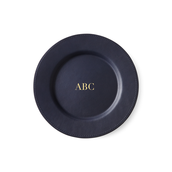 Ralph Lauren Home Wyatt Leather Charger 6