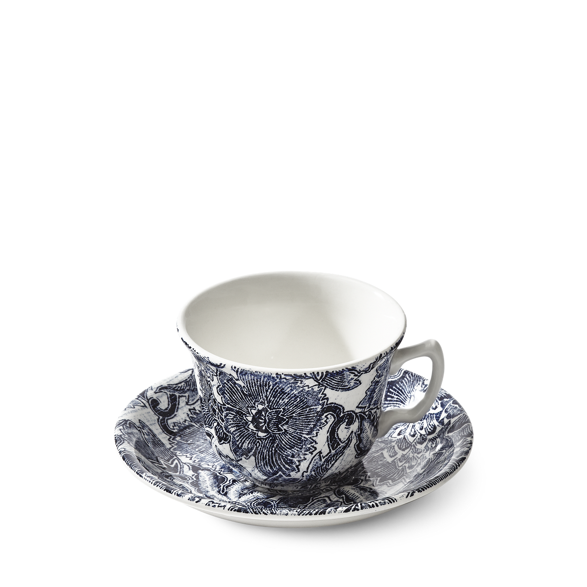 Green Faded Peony Teacup & Saucer | Ralph Lauren