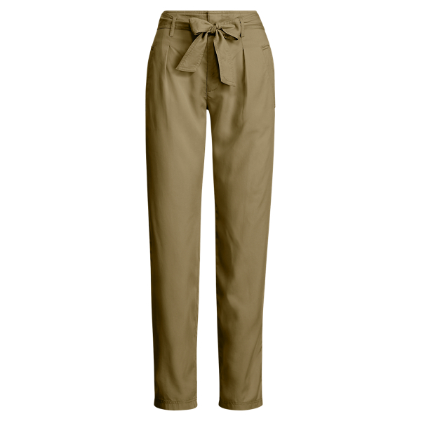 Belted Twill Pant